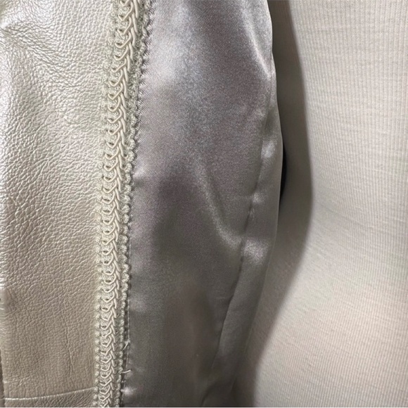 EUC Bradley Bayou Embellished Leather Jacket - Picture 7 of 9